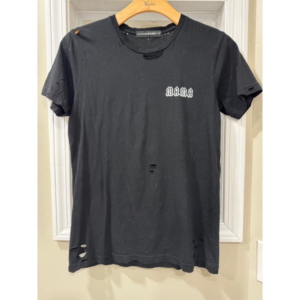 Lulusimonstudio Distressed Mama Tshirt